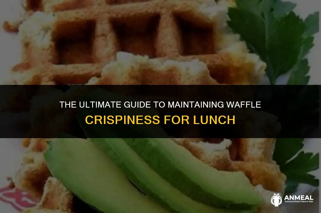 how to keep waffles crispy for lunch