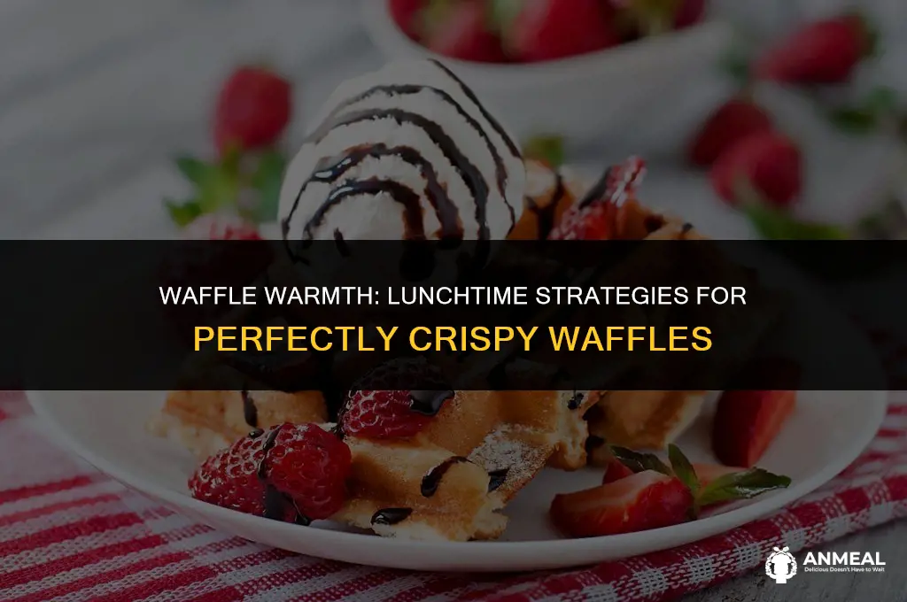 how to keep waffles warm for lunch