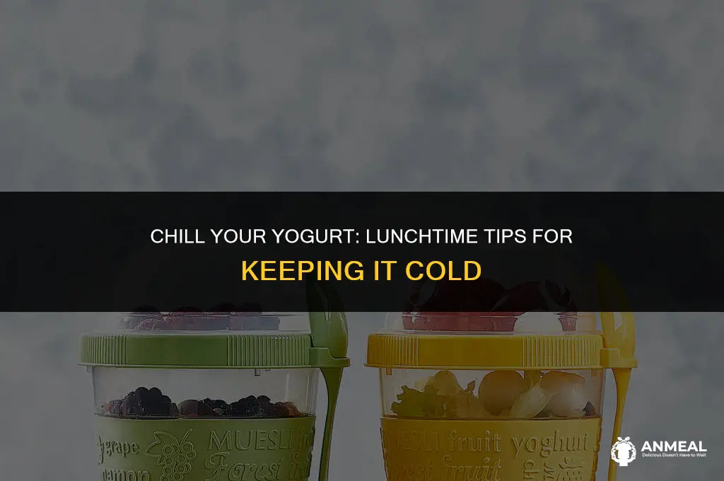 how to keep yogurt cold for lunch