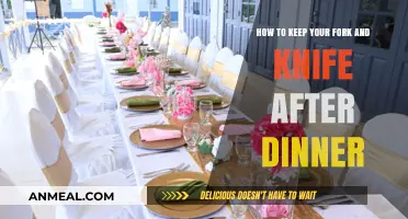 Post-Dinner Etiquette: Keeping Your Fork and Knife Gracefully