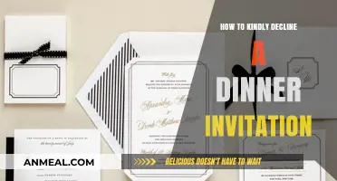Gracefully Declining Dinner Invites: Kindness and Honesty in Saying No