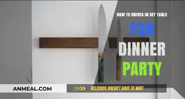 Elegant Knife Placement: Mastering Dinner Party Table Settings