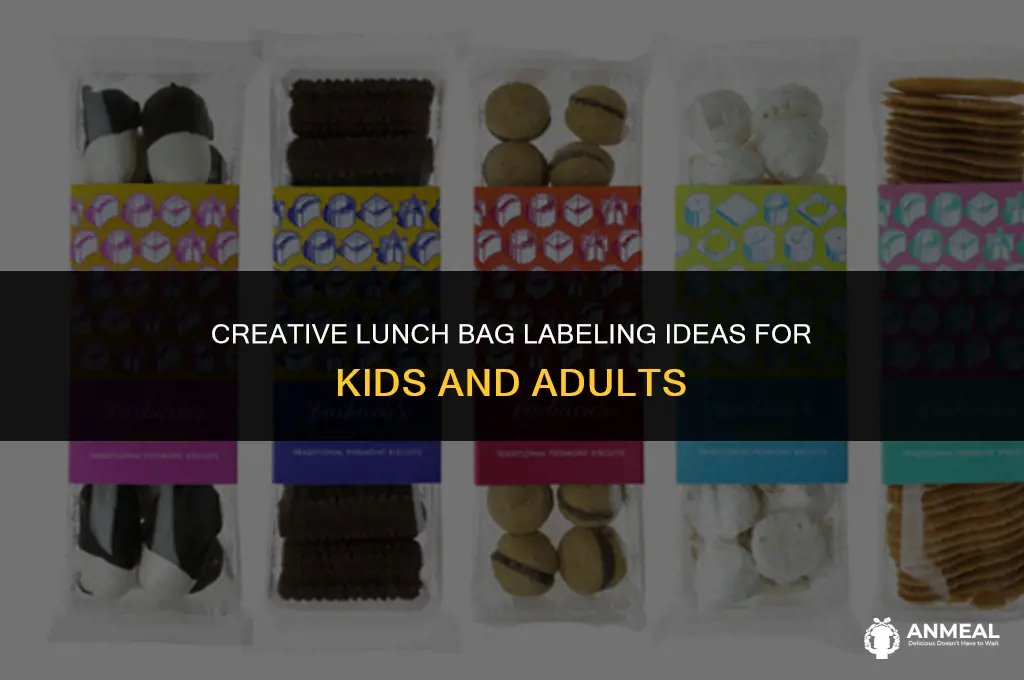 how to label lunch bag