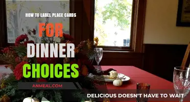 Elegant Place Card Labeling Tips for Seamless Dinner Choice Coordination