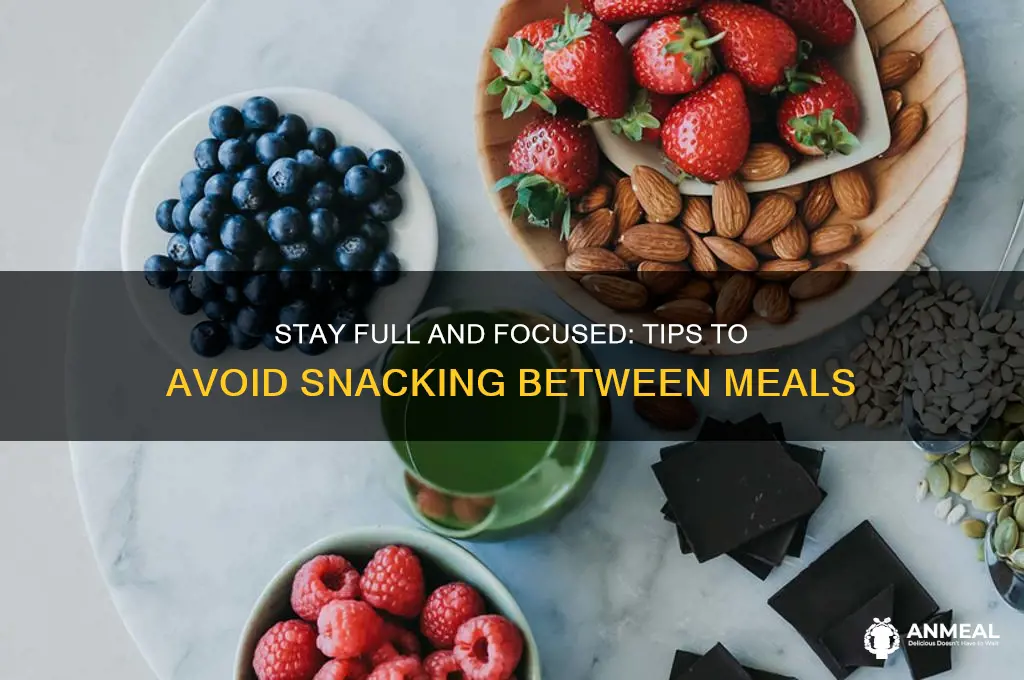 how to last between lunch and dinner without snacking