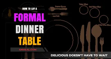Mastering the Art of Setting a Formal Dinner Table