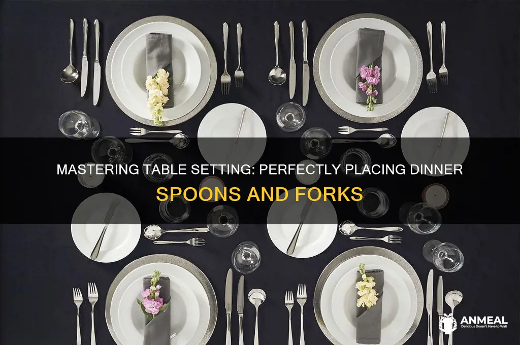 how to lay dinner spoons and forks