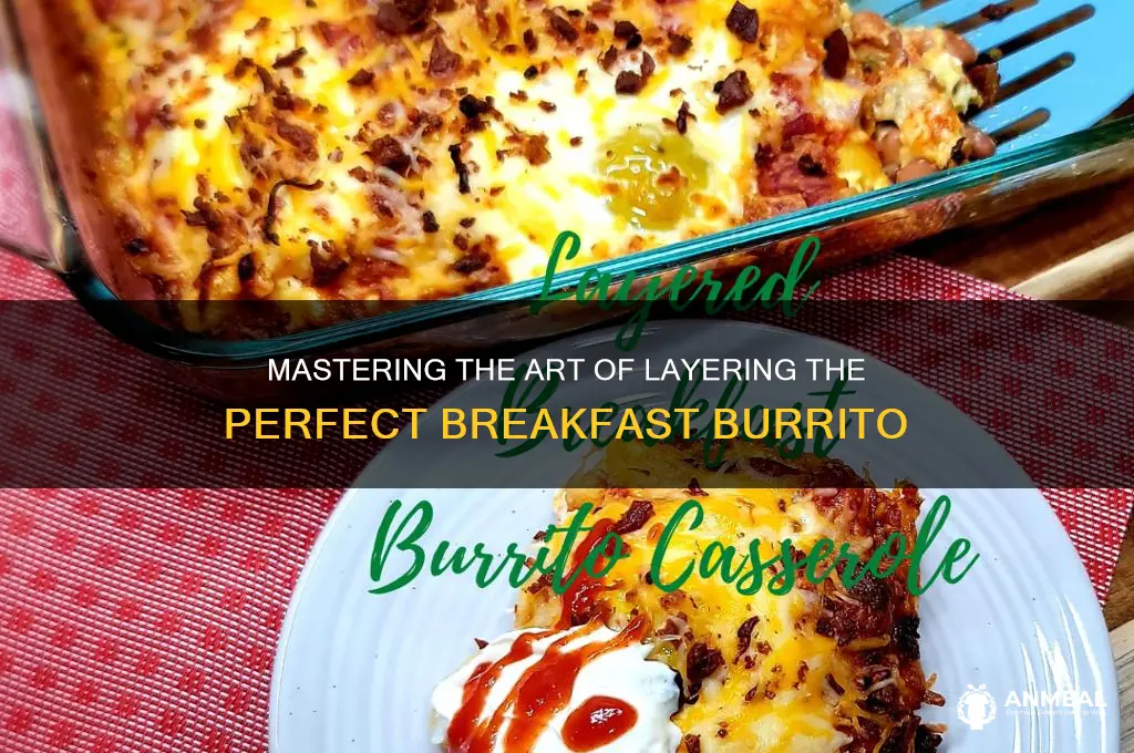 how to layer a breakfast burrito