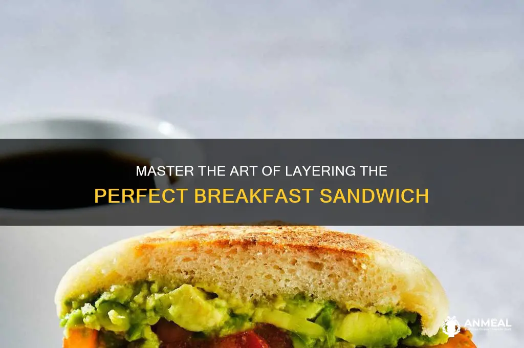 how to layer a breakfast sandwich