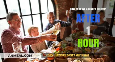 Graceful Exit: Mastering the Art of Leaving Dinner Early