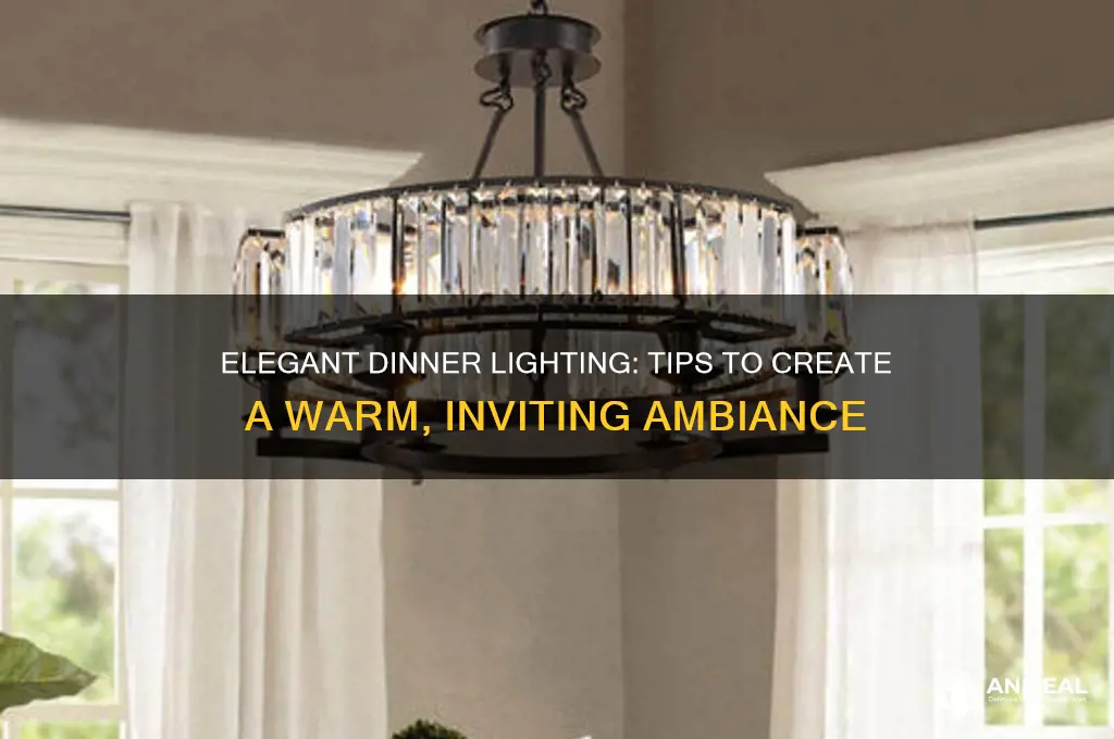 how to light a room for a dinner