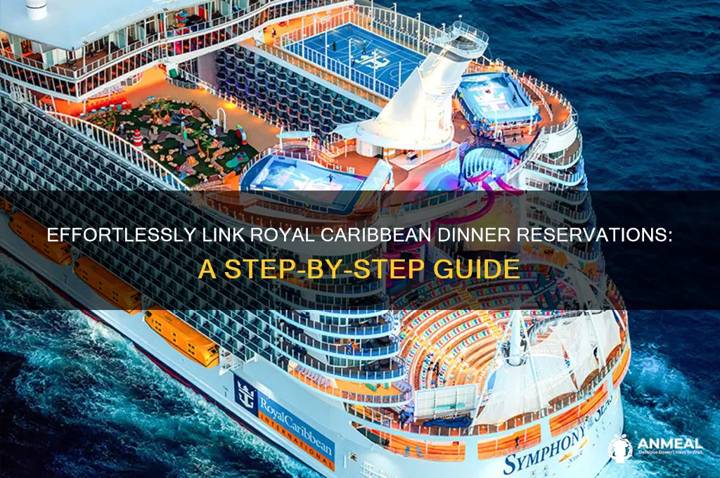 how to link royal caribbean dinner reservations
