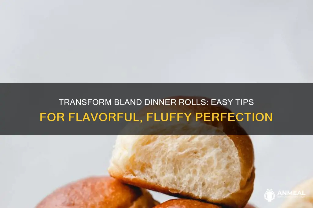 how to liven up bland dinner rolls