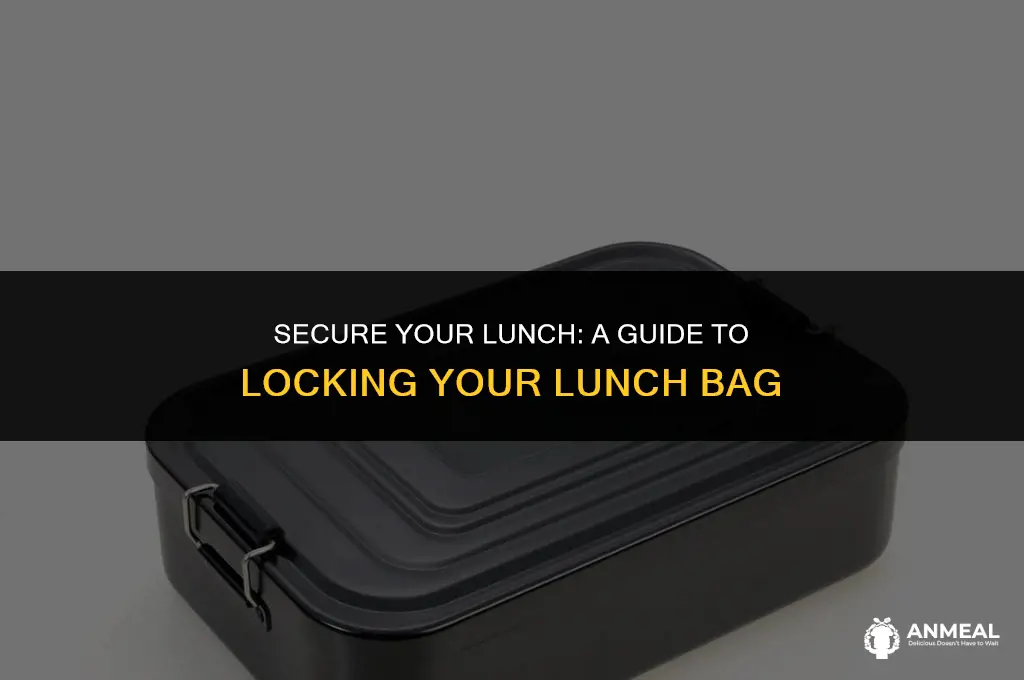 how to lock your lunch bag