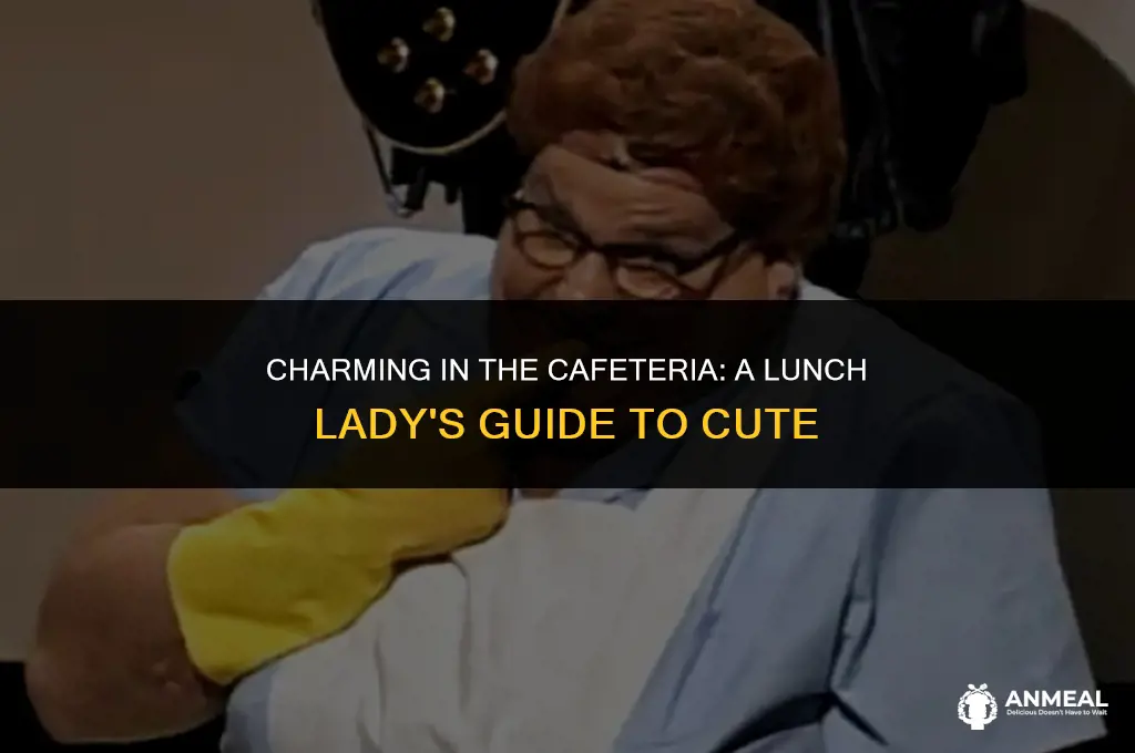 how to look cute as a lunch lady