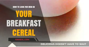 Detecting Iron in Breakfast Cereal: A Simple Guide for Health-Conscious Eaters