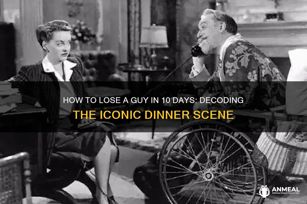 how to lose a guy in 10 days dinner scene