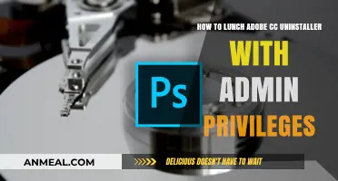 Uninstalling Adobe CC: A Step-by-Step Guide for Admin Privileges