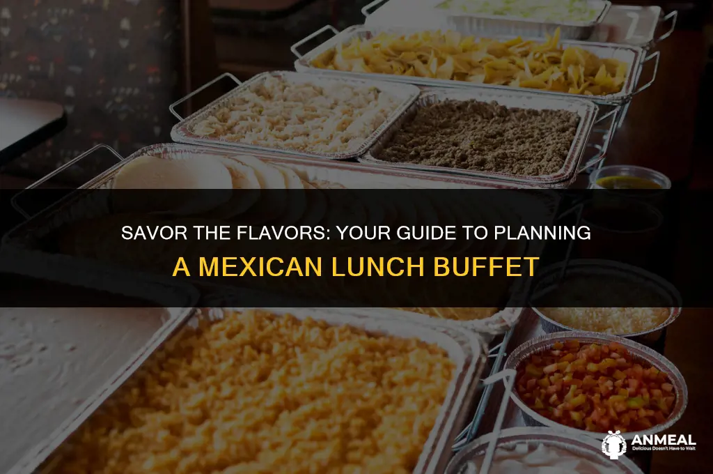 how to lunch buffet mexican plan