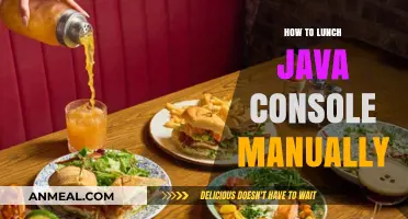 Mastering Manual Java Console Lunch: A Step-by-Step Guide