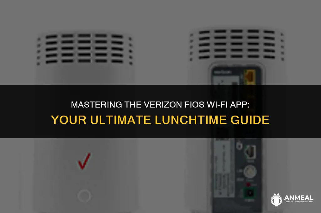 how to lunch verizon fios wi fi application