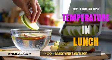 Keep Your Apples Crisp: Lunchtime Temperature Tips