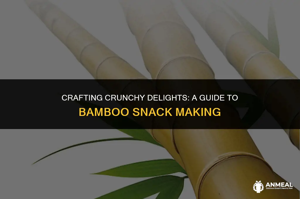 how to make a bamboo snack