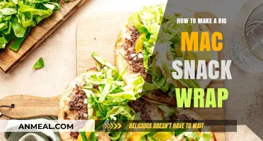 Big Mac Bliss: Crafting the Ultimate Snack Wrap at Home
