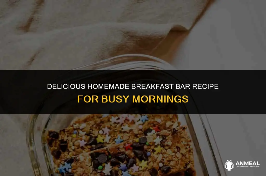 how to make a breakfast bar snack