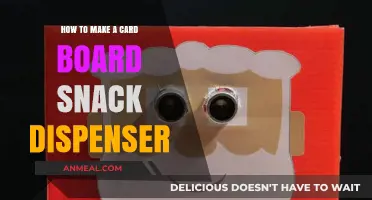 Crafting a Cardboard Snack Dispenser: A DIY Guide