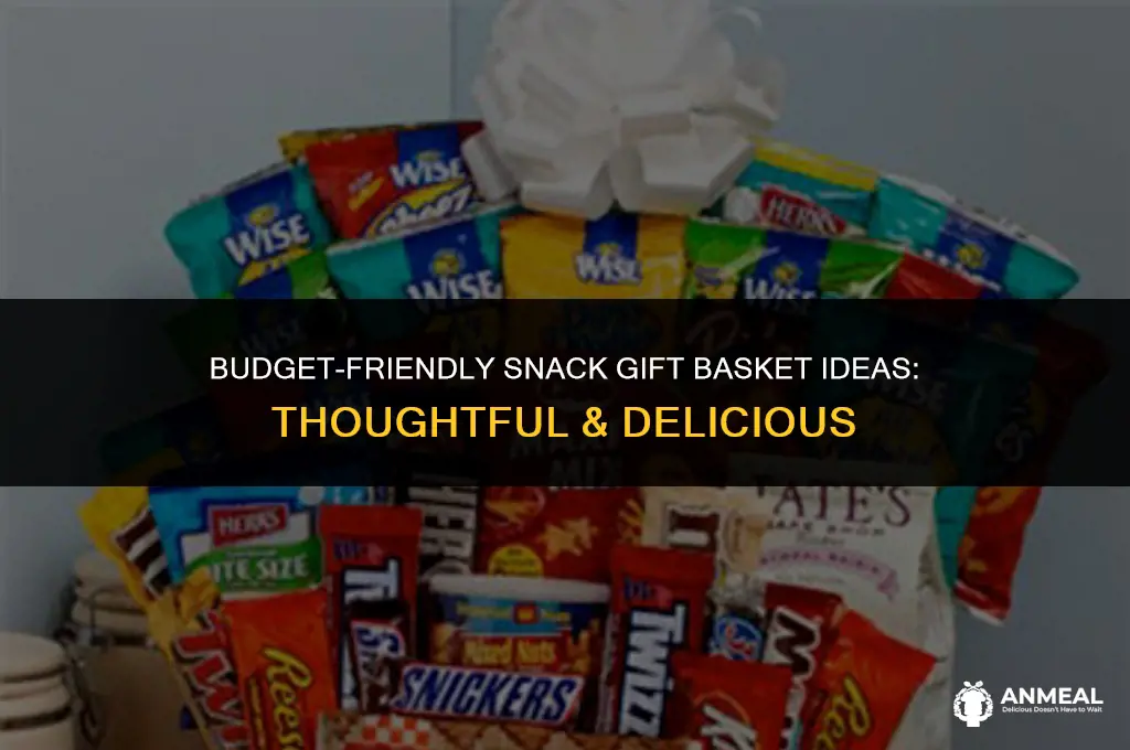 how to make a cheap snack gift basket