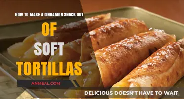 Delicious Cinnamon Snack: Transforming Soft Tortillas into a Sweet Treat