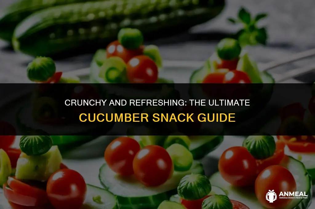 how to make a cucumber snack