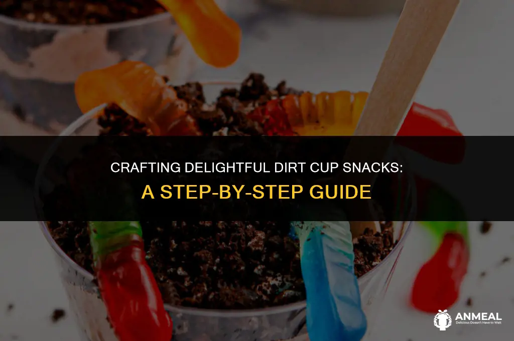 how to make a dirt cup snack