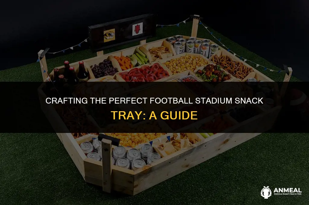 how to make a football stadium snack tray