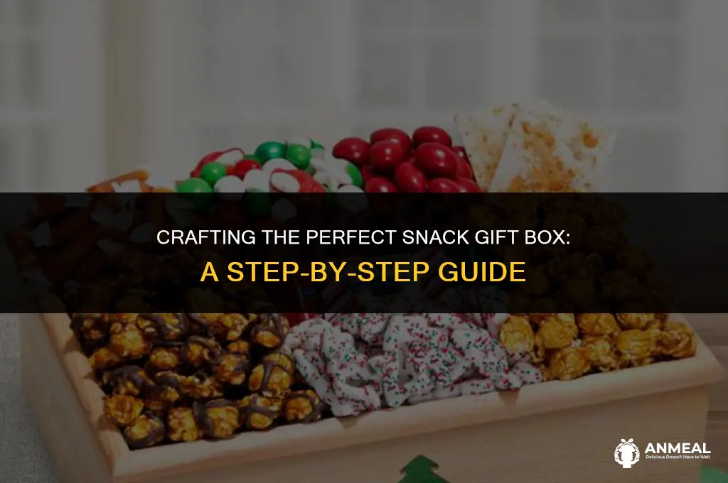 how to make a gift box for snacks