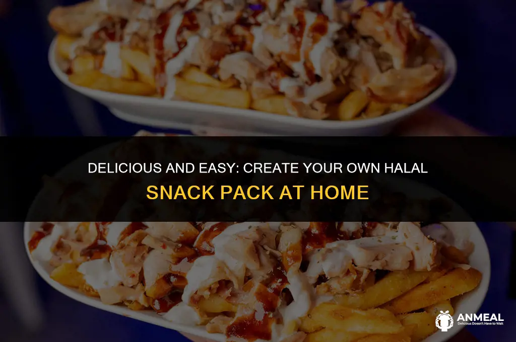 how to make a halal snack pack at home