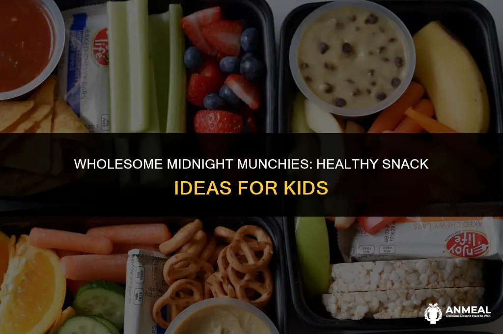 how to make a helthy snack for kids at night