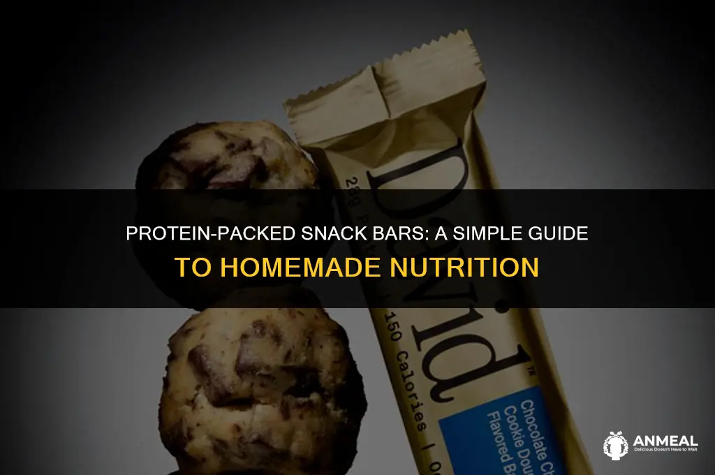 how to make a high protein snack bars