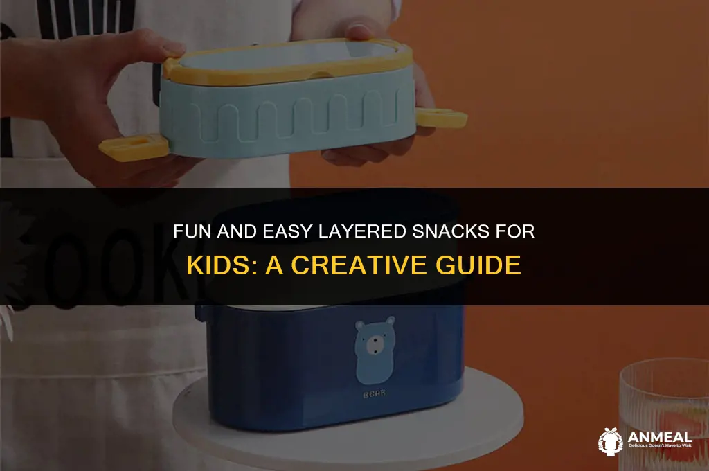 how to make a kids snack with layers