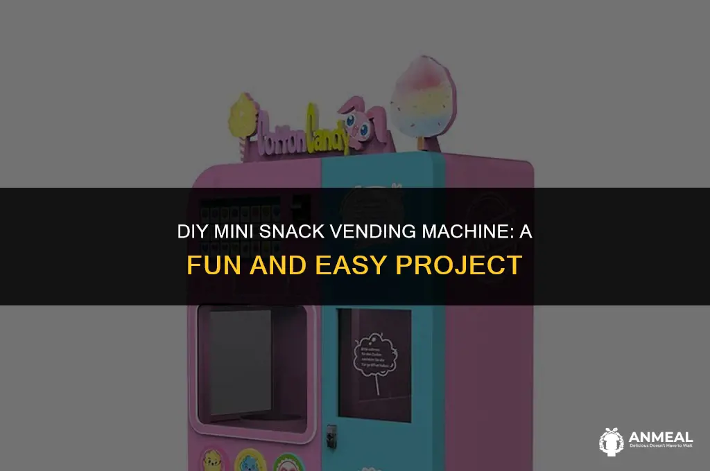 how to make a mini snack vending machine