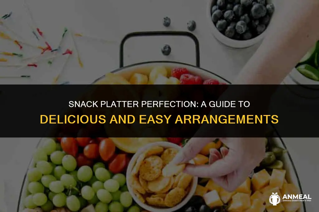 how to make a platter of snack food