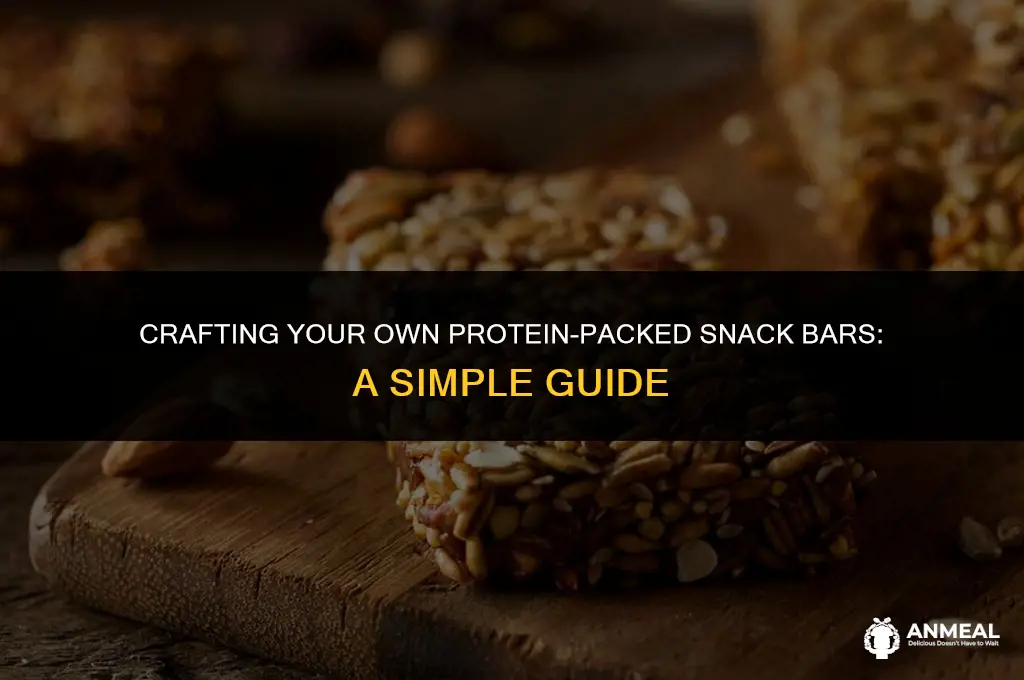 how to make a protein snack bar