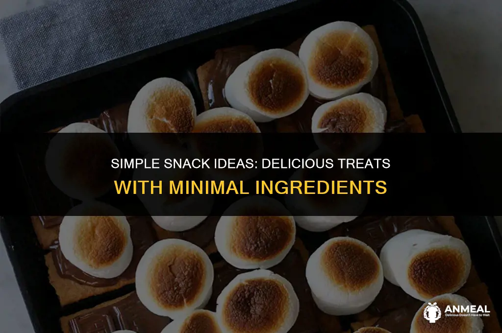 how to make a quick snack with little ingredients