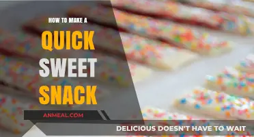 Deliciously Easy: Whipping Up a Sweet Snack in Minutes