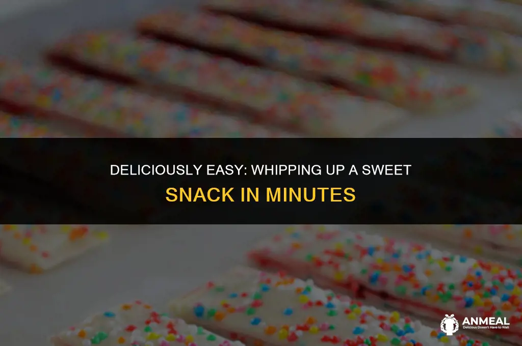 how to make a quick sweet snack