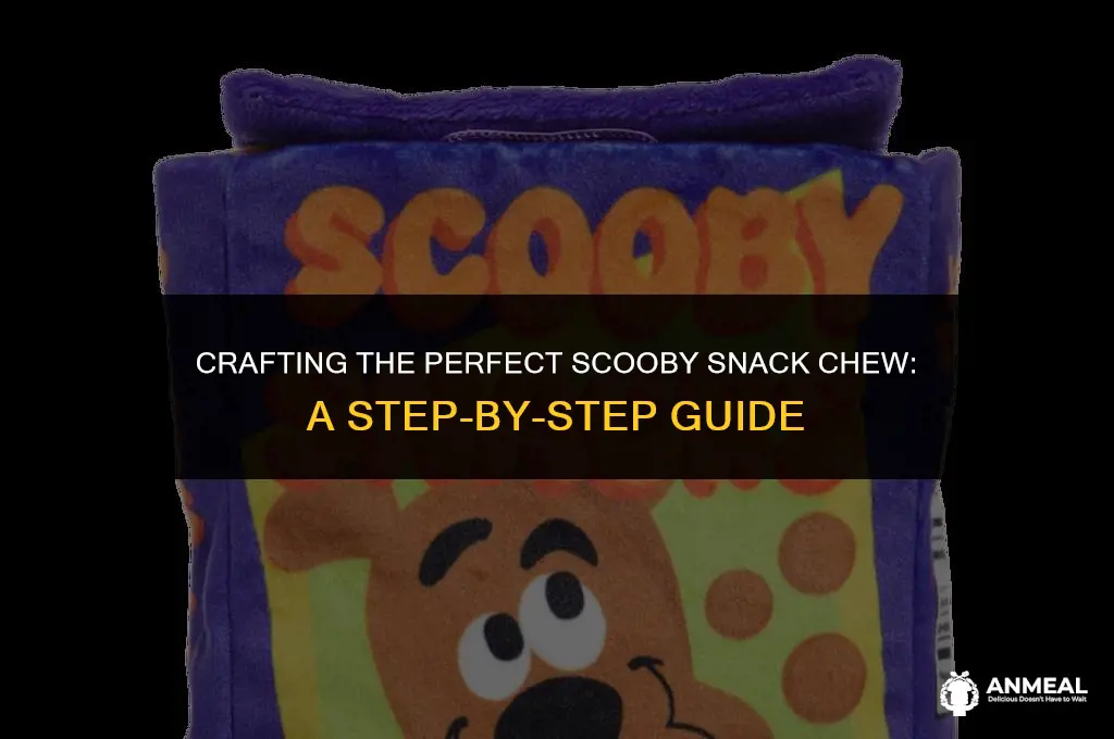 how to make a scooby snack chew