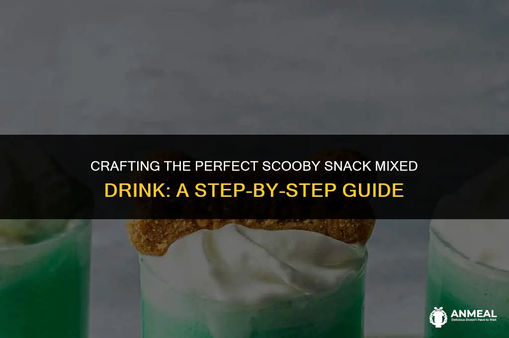 how to make a scooby snack mixed drink