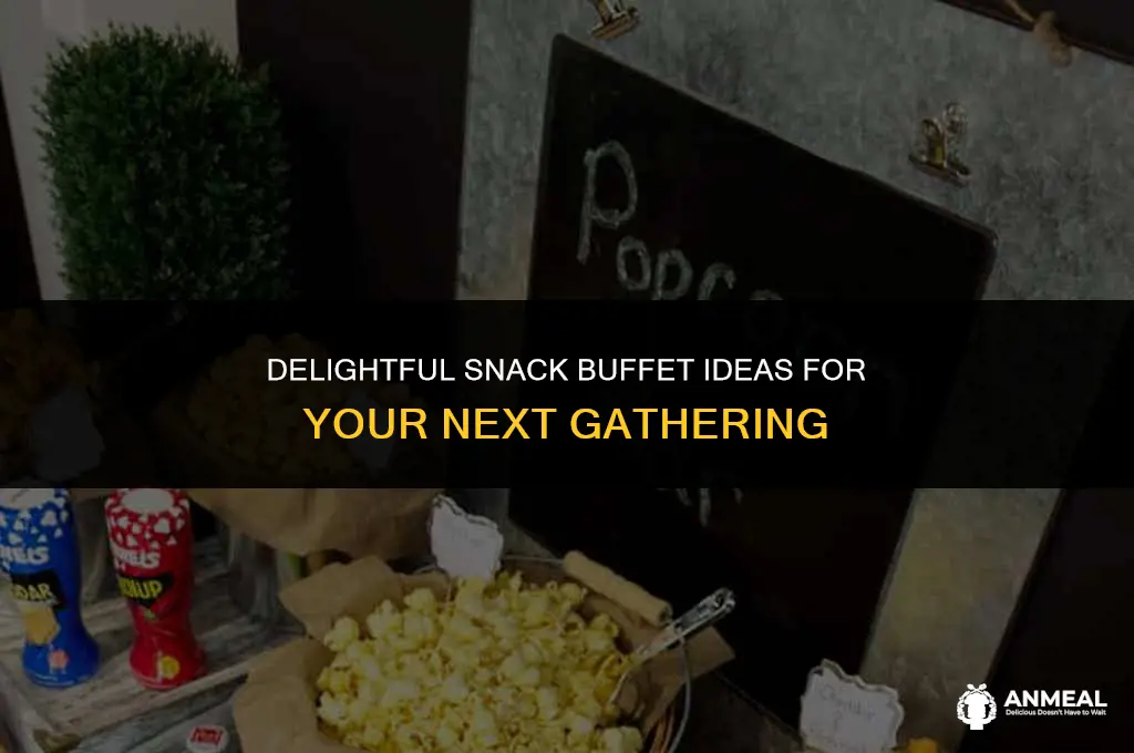 how to make a snack buffet