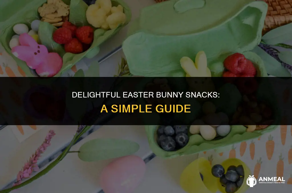 how to make a snack for easter bunny
